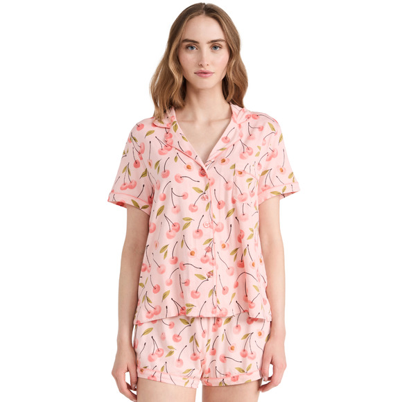 Pj Salvage Women Playful Print Pajama Set Pink Dream Size L - Picture 1 of 1